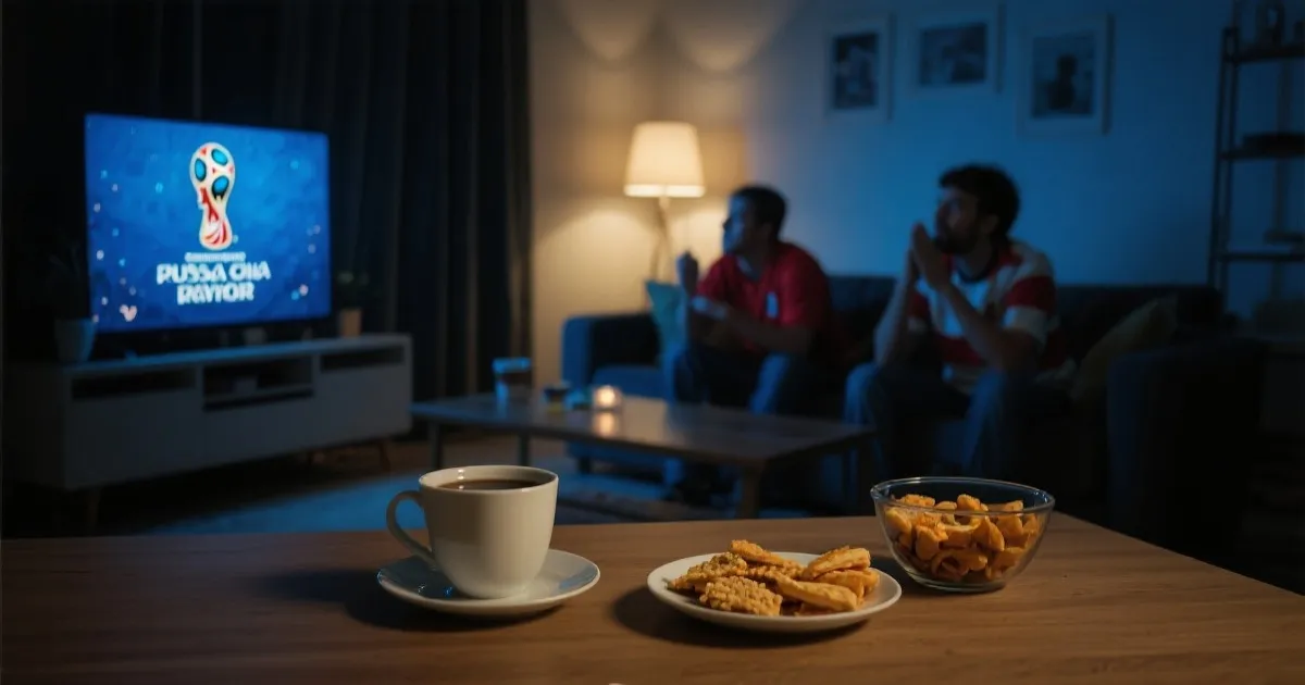 足球比赛直播画面与高清显示设备